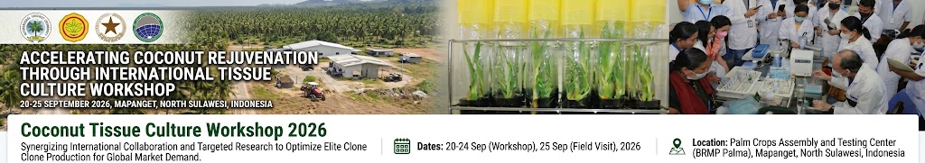 Coconut Tissue Culture Workshop 2026