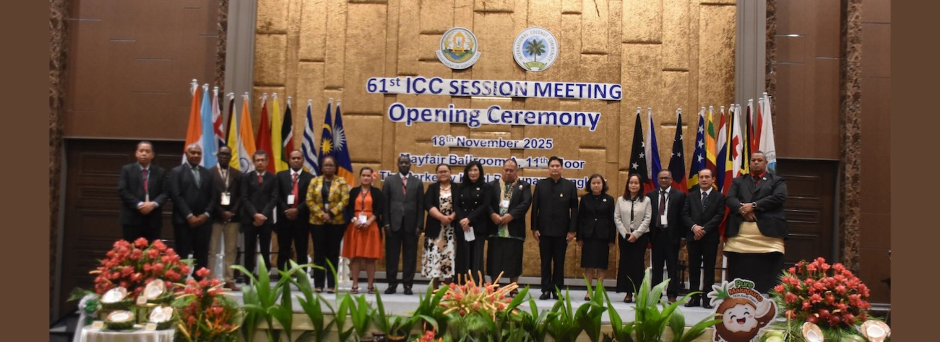 Facing the Paradox: 61st ICC Session Meeting Opens in Bangkok with Urgent Call to Stabilize Global Coconut Supply   