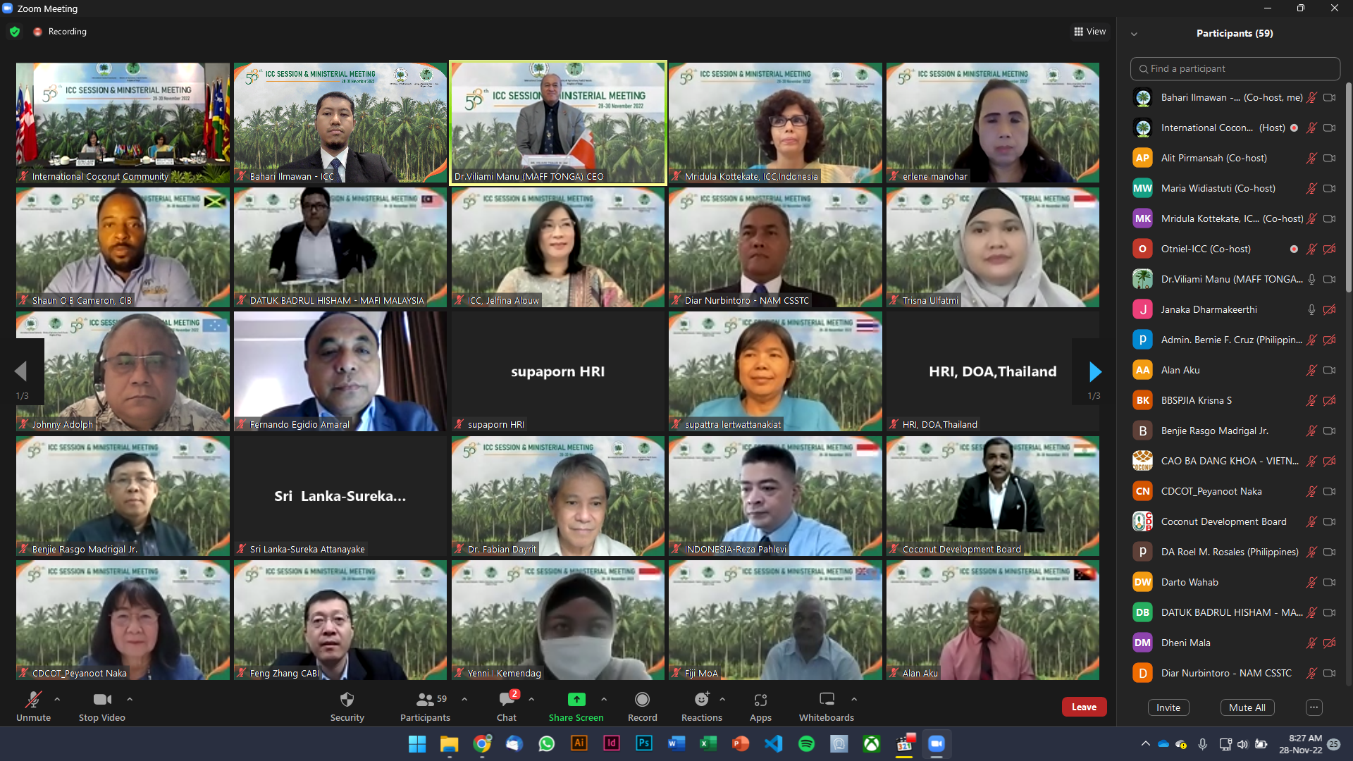 Highlights of the 58th ICC Session and Ministerial Meeting