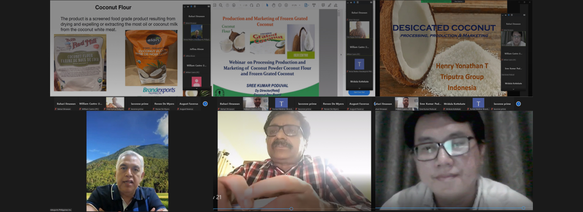 ICC-ITC 3rd Webinar on Coconut Desiccated Powder, Grated Frozen Coconut & Coconut Flour