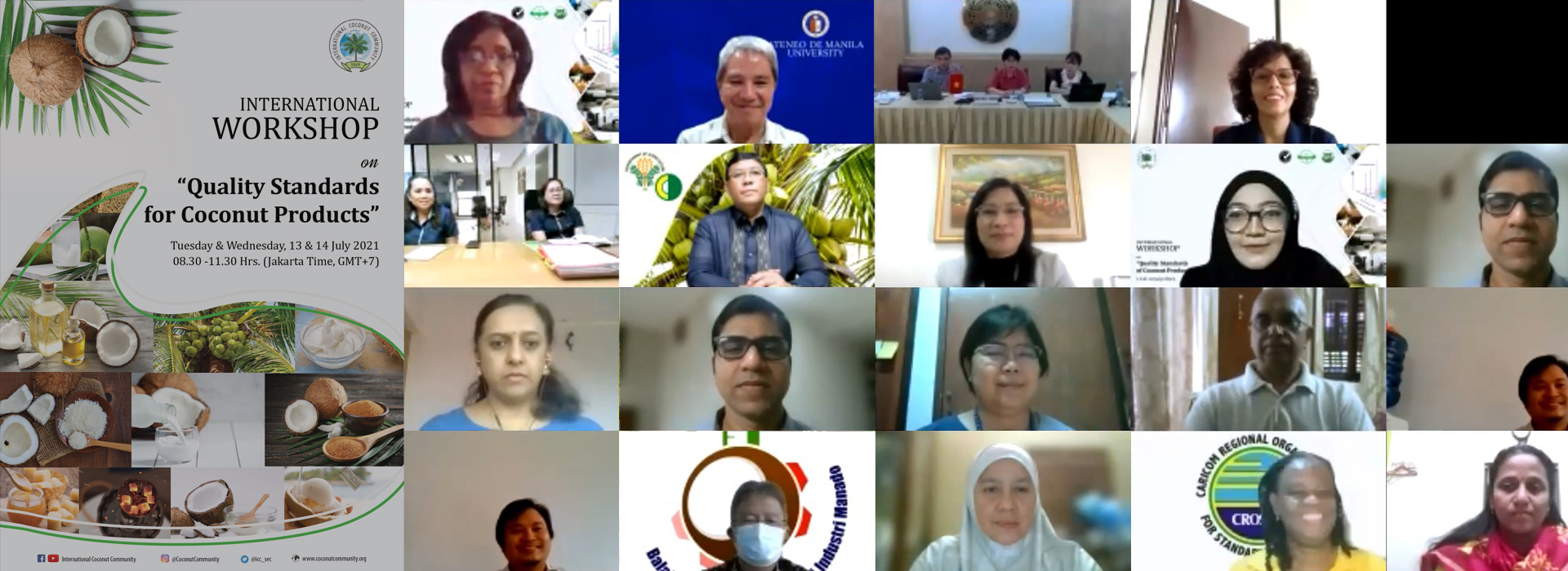 International Workshop on Quality Standards of Coconut Products