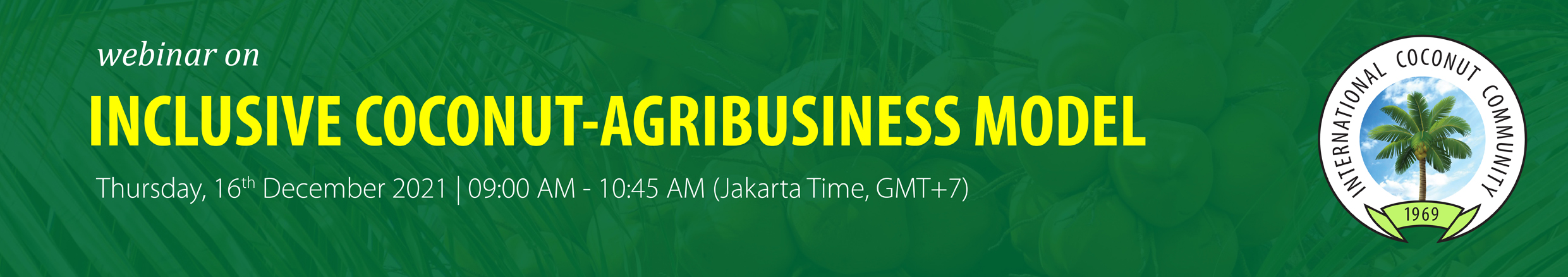 Webinar: Inclusive Coconut-Agribusiness Model