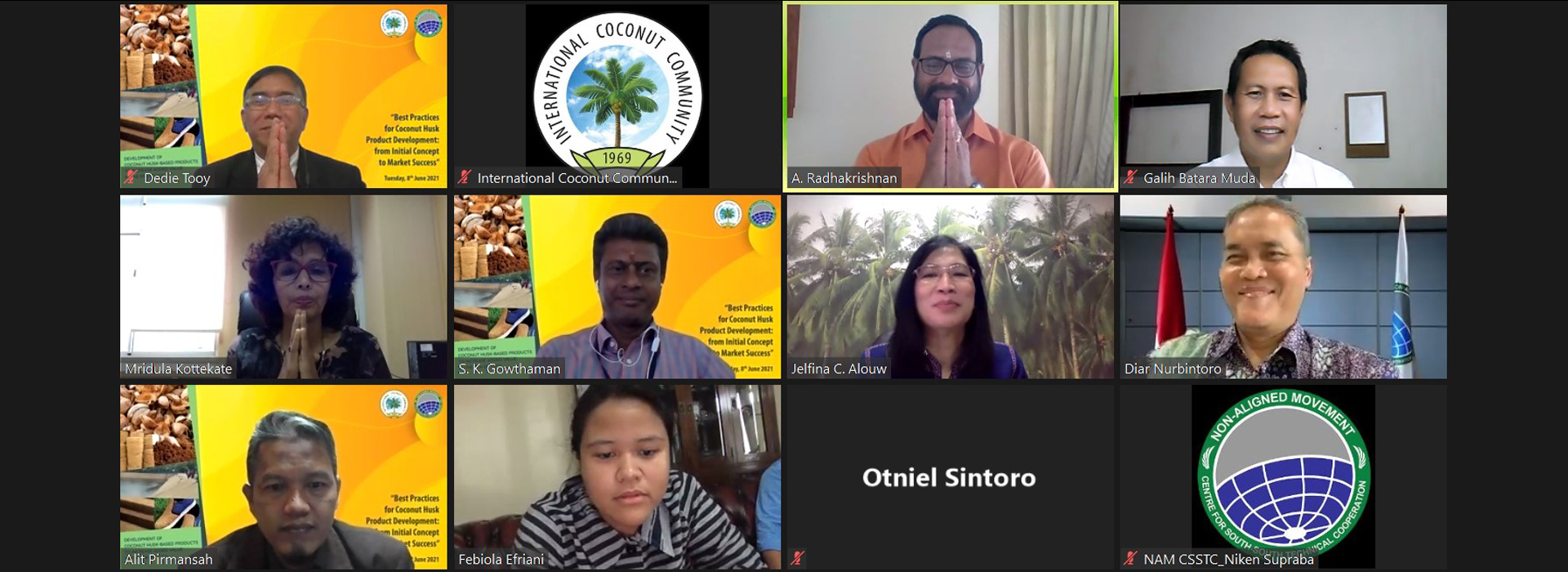 Webinar on Best Practices for Coconut Husk Product Development: From Initial Concepts to Market Success