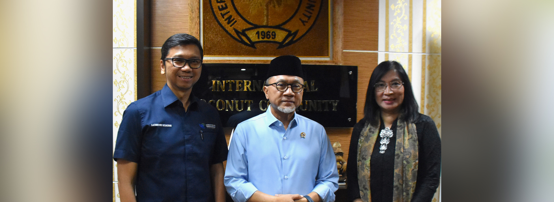 WORKING VISIT OF THE INDONESIAN MINISTER OF TRADE TO ICC SECRETARIAT